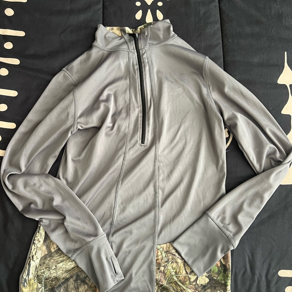 Women's Gray and Camouflage Jacket